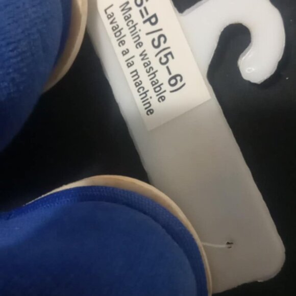 vintage TODDLER booties with cute airplane embroidery 80s-90s - Picture 2 of 3